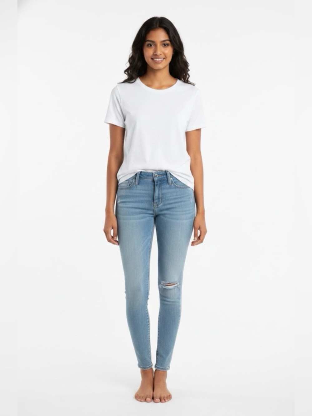 👖 American Eagle Outfitters Light Wash Super Super Stretch Jeggings~Women’s 2
